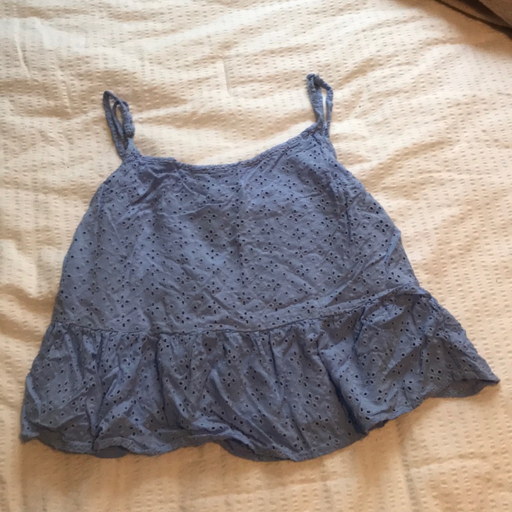 Light blue crop top tank!